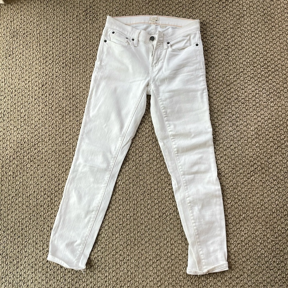 j crew white denim